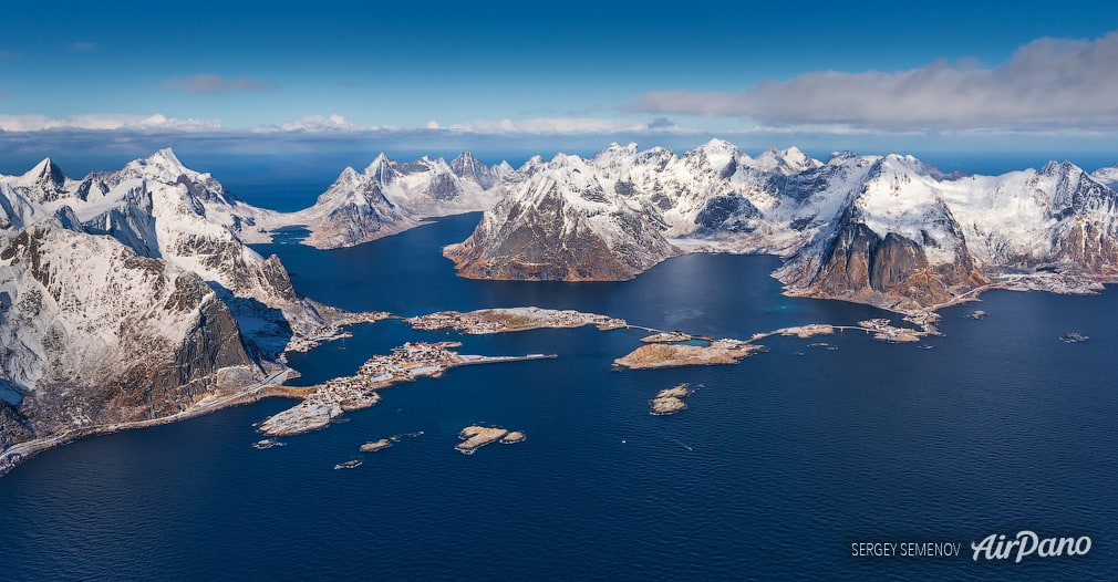 Reinefjord from above