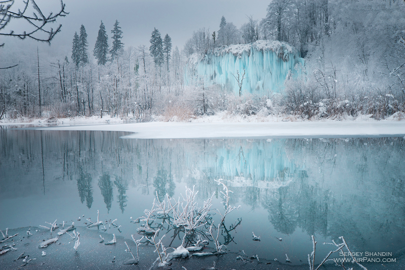 Plitvice Lakes National Park in Winter, Croatia