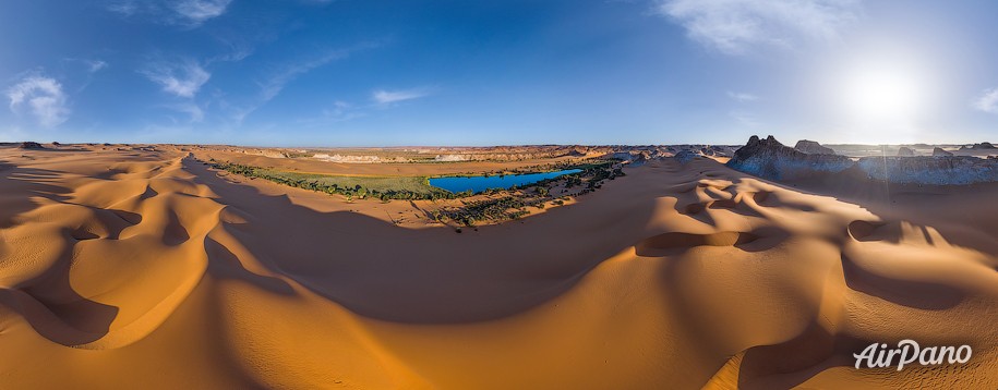 Chad. South Sahara. Sands and Oases