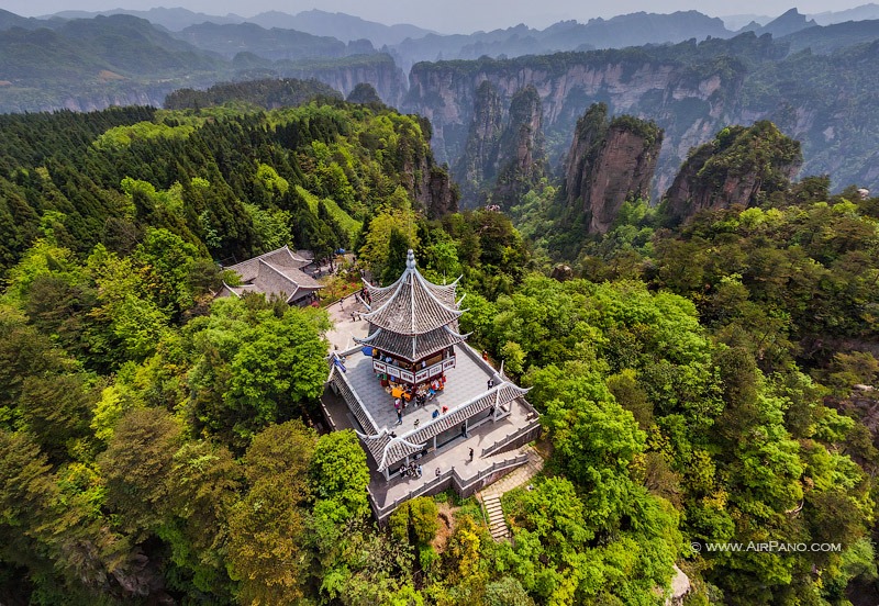 Above the Six Wonders Pavilion