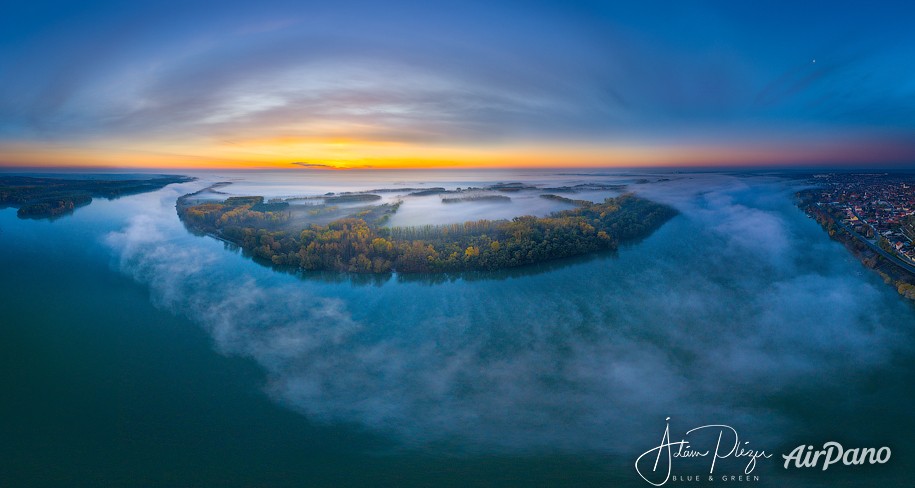 Danube river, Paks, Hungary