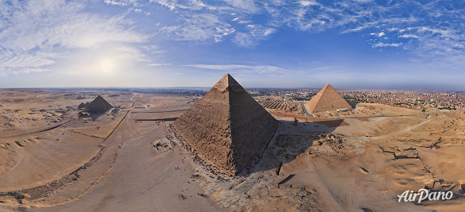 Great Pyramids of Giza in Egypt