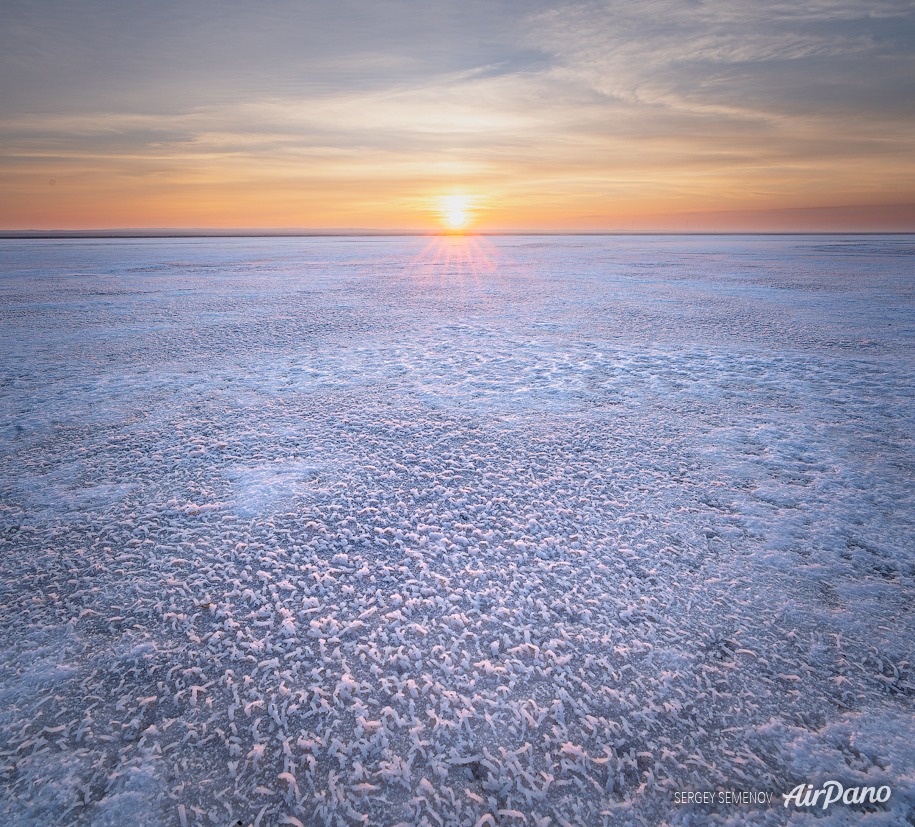 Salt in the lake