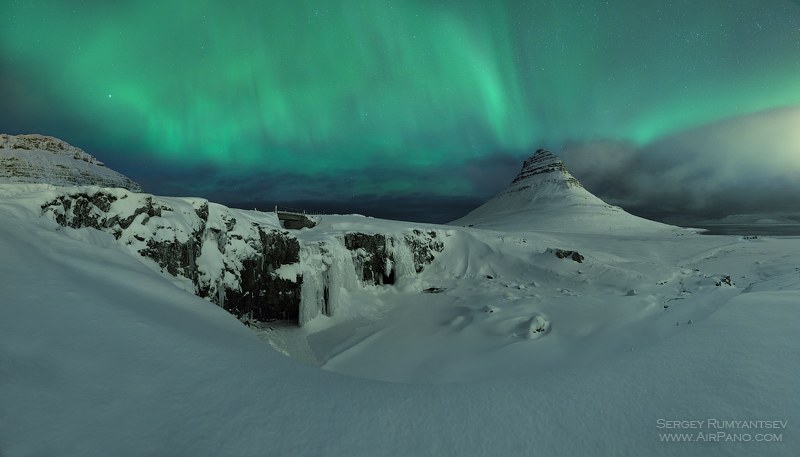 Polar lights in Iceland