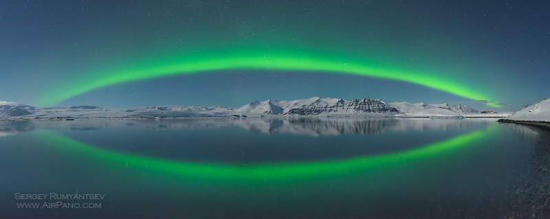 Polar lights in Iceland