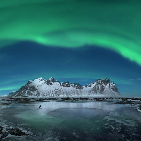 Polar lights in Iceland