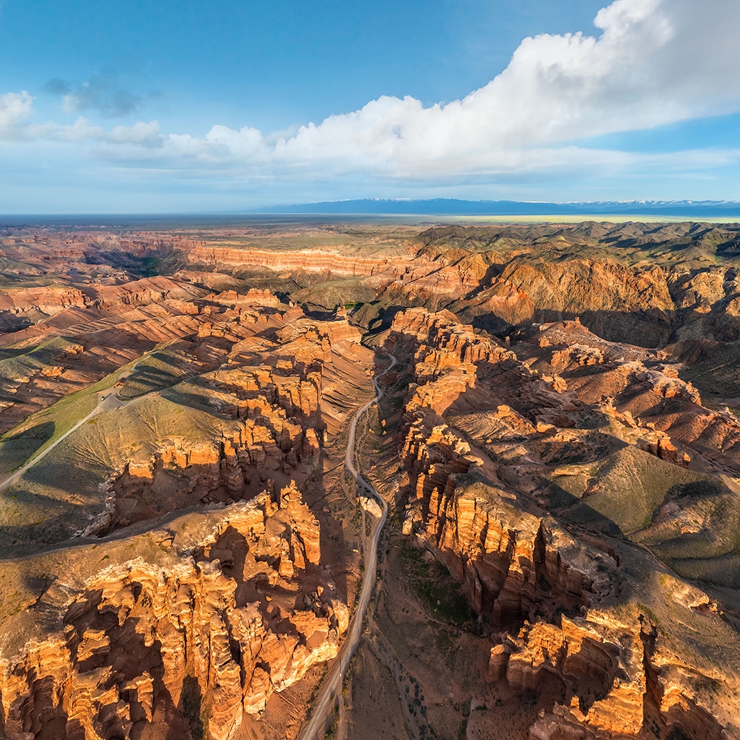 The Charyn and the Lunar Canyons in Kazakhstan 