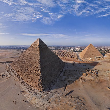 Great Pyramids of Giza in Egypt