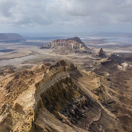 Mangyshlak, Kazakhstan. Tuzbair and Ayrakty 