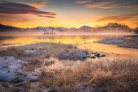 Lake Hibara, Fukushima, Japan