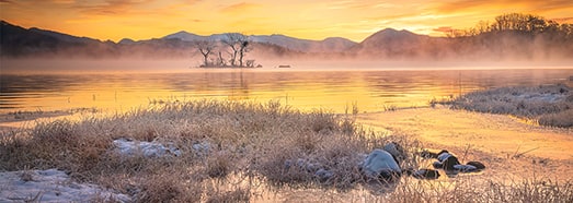 Lake Hibara, Fukushima, Japan