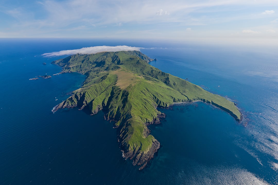 National park Moneron Island, Sakhalin region 