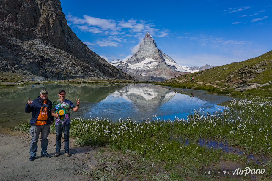 AirPano at Riffelsee Lake, Matterhorn, Switzerland