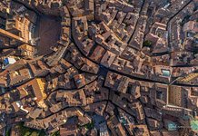 Bird's-eye view of Siena #12