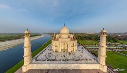 Taj Mahal from the west