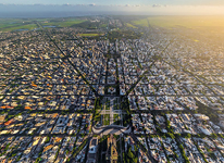 La Plata town, above the Moreno Square #3