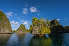 Shapes of the Raja Ampat islands