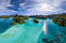 Wayag islands, Raja Ampat, Indonesia, aerial photo #13