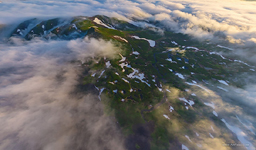 Over the clouds at Lake Kambalnoe #1