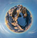 Tré la Tête and Aiguille des glaciers. Planet