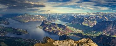 View from the Mount Pilatus