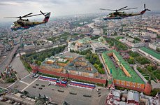 Golden Eagles over Red Square