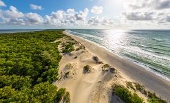 The coast of the Baltic Sea