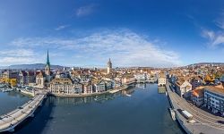 Limmat River. Reflection