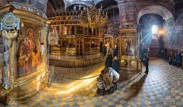 Inside the Trinity Cathedral, Sergiyev Posad