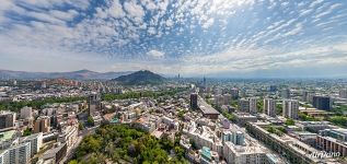 Panorama of Santiago