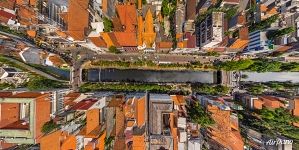 Above the Ciliwung River