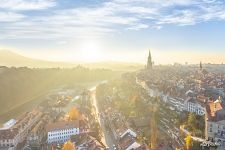 Fog above Bern