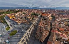 Above the Aqueduct of Segovia