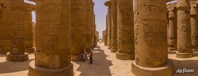 Passage of the Hypostyle hall. Karnak Temple