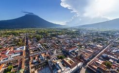 Bird’s eye view of Antigua Guatemala