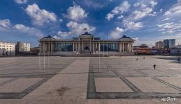 Mongolian Parliament & Govertment building