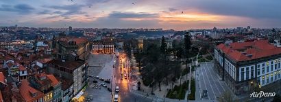 Porto in the evening