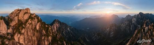 Celestial Capital Peak at sunset