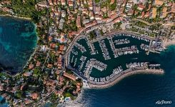 Above the port of Saint-Jean-Cap-Ferrat