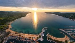 Bird’s eye view of Port Grimaud