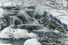 In the Plitvice Lakes National Park