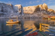 Boat near Lofoten