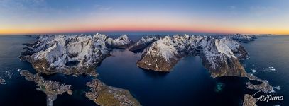 Bird’s eye view of Reine