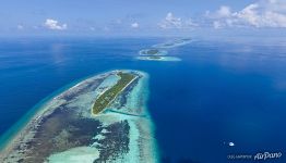 Mahaddhoo Island from above