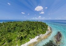 Munandhoo Islet. Huvadhoo Atoll