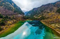 Five Flower Lake. National Park Jiuzhaigou, China