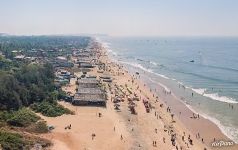 Above Calangute Beach