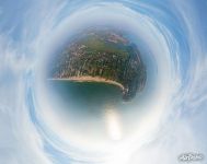 Above Sinquerim Beach. Planet