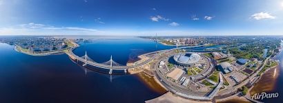 Panorama of Saint-Petersburg Stadium