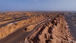 Rock formations of Dunhuang Yardang National Geopark